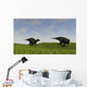 Two Shuangmiaosaurus Walking across Wall Decal Design 2
