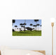 Shuangmiaosaurus Walking across Grassy Wall Decal Design 2