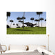Shuangmiaosaurus Walking across Grassy Wall Decal Design 2