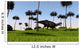 Shuangmiaosaurus Walking across Grassy Wall Decal Design 2