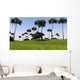 Shuangmiaosaurus Walking across Grassy Wall Decal Design 1