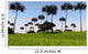 Shuangmiaosaurus Walking across Grassy Wall Decal Design 1