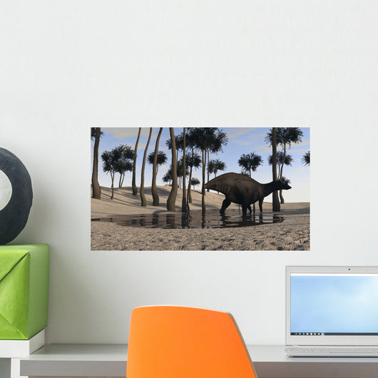 Shuangmiaosaurus Swampy Water Wall Decal