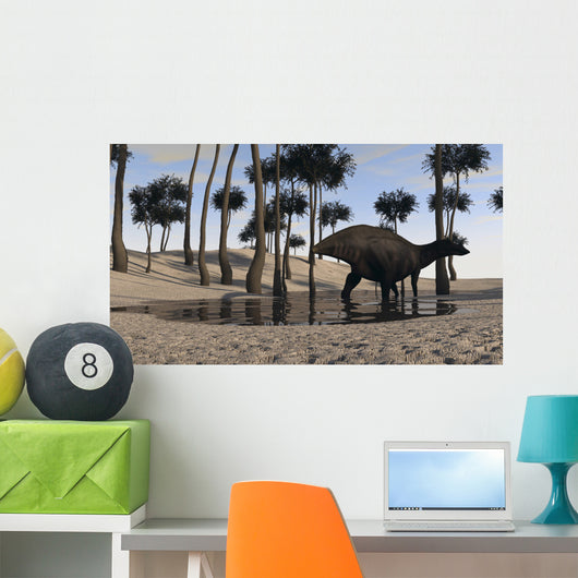 Shuangmiaosaurus Swampy Water Wall Decal