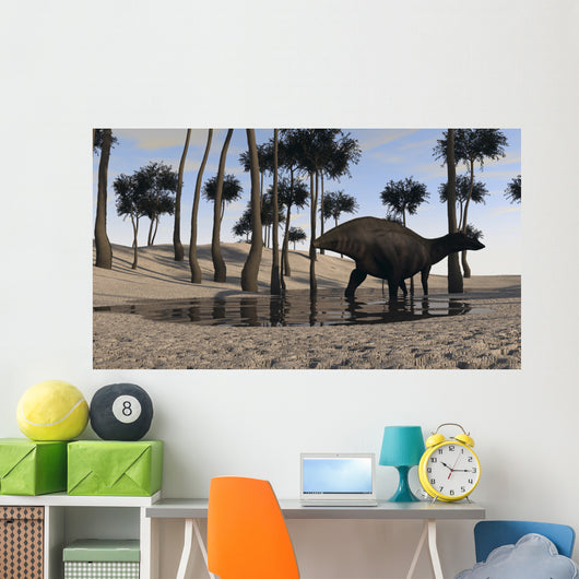 Shuangmiaosaurus Swampy Water Wall Decal
