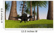 Spinosaurus Hunting along Edge Wall Decal Design 2