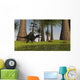 Spinosaurus Hunting along Edge Wall Decal Design 1