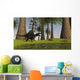 Spinosaurus Hunting along Edge Wall Decal Design 1