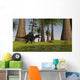 Spinosaurus Hunting along Edge Wall Decal Design 1