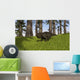 Udanoceratops Walking across Grassy Wall Decal Design 2