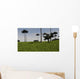 Yangchuanosaurus Running across Grassy Wall Decal Design 1