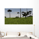 Yangchuanosaurus Running across Grassy Wall Decal Design 1