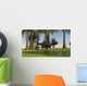 Yangchuanosaurus Running through Swampy Wall Decal
