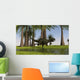 Yangchuanosaurus Running through Swampy Wall Decal