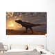 Tyrannosaurus Rex Walking across Wall Decal Design 2