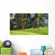 Large Brachiosaurus Grazing Palm Wall Decal
