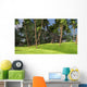 Large Brachiosaurus Grazing Palm Wall Decal