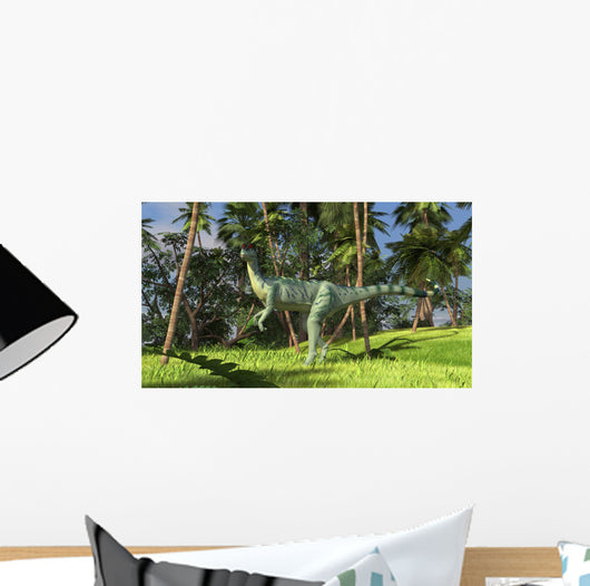 Dilophosaurus Hunting Prehistoric Environment Wall Decal Design 2