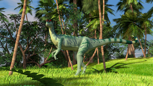 Dilophosaurus Hunting Prehistoric Environment Wall Decal Design 2