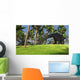 Large Brachiosaurus Grazing Tropical Wall Decal Design 1