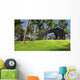 Large Brachiosaurus Grazing Tropical Wall Decal Design 1