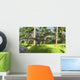Monolophosaurus Prehistoric Tropical Landscape Wall Decal Design 1