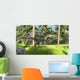 Monolophosaurus Prehistoric Tropical Landscape Wall Decal Design 1