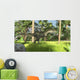 Monolophosaurus Prehistoric Tropical Landscape Wall Decal Design 1
