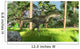 Monolophosaurus Prehistoric Tropical Landscape Wall Decal Design 1