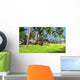 Brown Einiosaurus Walking across Wall Decal Design 1