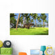 Brown Einiosaurus Walking across Wall Decal Design 1