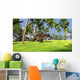 Brown Einiosaurus Walking across Wall Decal Design 1