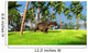 Brown Einiosaurus Walking across Wall Decal Design 1