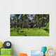 Two Gigantoraptors Running across Wall Decal Design 1