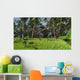 Two Gigantoraptors Running across Wall Decal Design 1