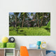 Two Gigantoraptors Running across Wall Decal Design 1