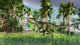 Monolophosaurus Walking through Shallow Wall Decal