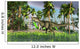 Monolophosaurus Walking through Shallow Wall Decal