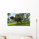 Tyrannosaurus Rex Hunting Tropical Wall Decal Design 2