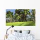 Tyrannosaurus Rex Hunting Tropical Wall Decal Design 1