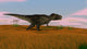 Tyrannosaurus Rex Walking across Wall Decal Design 1
