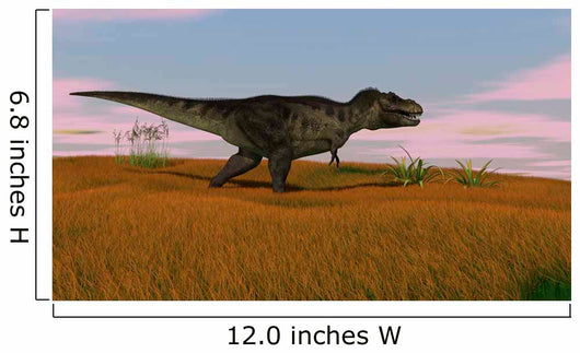 Tyrannosaurus Rex Walking across Wall Decal Design 1