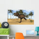 Tyrannosaurus Rex Running Prehistoric Wall Decal Design 2