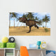 Tyrannosaurus Rex Running Prehistoric Wall Decal Design 2