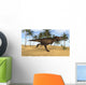 Tyrannosaurus Rex Running Prehistoric Wall Decal Design 1
