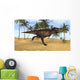 Tyrannosaurus Rex Running Prehistoric Wall Decal Design 1