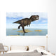 Tyrannosaurus Rex Running through Wall Decal Design 4