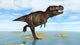 Tyrannosaurus Rex Running through Wall Decal Design 4