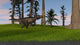 Tyrannosaurus Rex Grassy Field Wall Decal Design 1