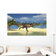 Tyrannosaurus Rex Running through Wall Decal Design 3